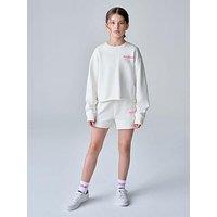Smallsaints Asg2 Sweatshirt And Shorts Set - White
