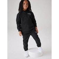 Smallsaints Boys Underground Graphic Back Print Hoodie - Black