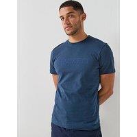 Hackett Heritage Essential Tonal Logo T-Shirt - Navy