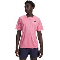 Under Armour Mens Training Tech Short Sleeve Crew - Pink