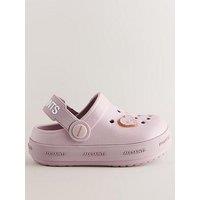 Smallsaints Younger Girls Heart Clog Shoes - Pink