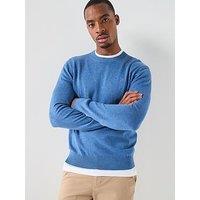 Hackett Essential Cotton Knitted Jumper - Blue