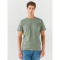 Hackett London Chest Logo T-Shirt - Green