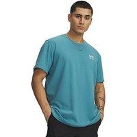 Under Armour Mens Training Hwt Short Sleeve T-Shirt - Blue