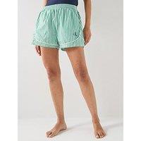 Calvin Klein Poplin Track Shorts - Green