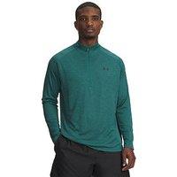 Under Armour Mens Training Tech 1/2 Zip - Green