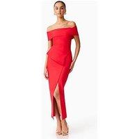 Elliatt Celia Off The Shoulder Gown - Red