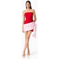 Elliatt June Strapless Mini Dress - Red