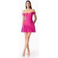 Elliatt Elva Off The Shoulder Mini Dress - Pink