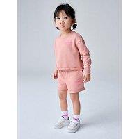 Smallsaints Younger Girls Long Sleeved Logo Set - Pink