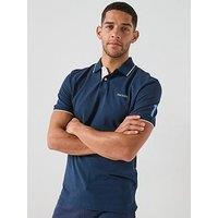 Hackett Heritage Heritage Number Back Sash Polo Shirt - Navy