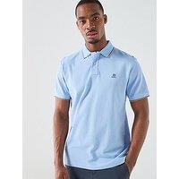 Hackett Heritage Heritage H Numbers Tipped Polo Shirt - Blue