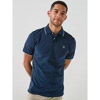 Hackett Heritage H Tipped Polo Shirt - Navy