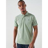 Hackett Heritage Heritage H Tipped Polo Shirt - Light Green