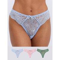 Boux Avenue Maia Lace Thongs - Multi