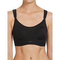 Berlei Ultimate Performance Crop Top Underwired Bra - Black