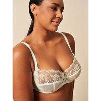 Gossard Gossared Lacage Non Padded Balconette Bra - Pale Ivory