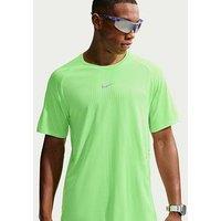 Nike Mens Stride Running Logo T-Shirt - Green