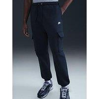 Nike Mens Club Fleece Cargo Joggers - Navy