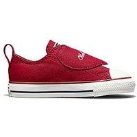 Converse Infant Chuck Taylor All Star One Strap Trainers - Dark Red