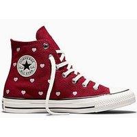 Converse Junior Chuck Taylor All Star Trainers - Dark Red