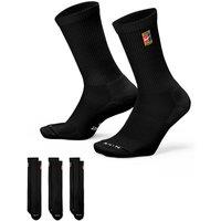 Nike Unisex Everyday Elevated Tennis Ankle Socks (2 Pack) - Black