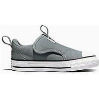 Converse Infant Chuck Taylor All Star Malden Slip On Trainers - Light Grey