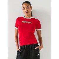 Ellesse Womens Albenga T-Shirt - Red