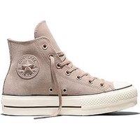 Converse Womens Chuck Taylor All Star Lift Trainers - Brown