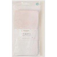 Monsoon Girls 2 Pack Lacey Tights