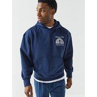 Ellesse Mens Club Di Corsa Hoodie - Navy