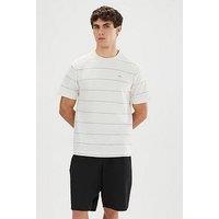 Ellesse Mens Verri T-Shirt - Off White/Lilac