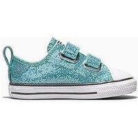 Converse Infant Chuck Taylor All Star 2V Trainers - Aqua