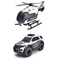 Dickie Toys Police Strike Squad (Helicopter + Truck)