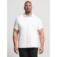 Badrhino Poly Lycra Short Sleeve Shirt - White