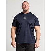 Badrhino Ironrhino Short Sleeve Logo T-Shirt - Blue