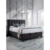 The Very Collection Wendel End Lift Up Storage Ottoman With Airsprung Mattress Options (Buy & Save!) - Slate - Bed Frame Only