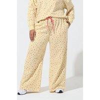 Yours Curve Ditsy Printed Joggers