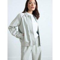 Pixiegirl Petite Stripe Raglan Jacket - Blue