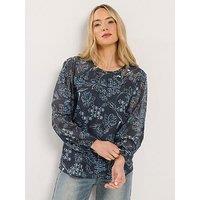 Long Tall Sally Tall Floral Georgette Raglan Top