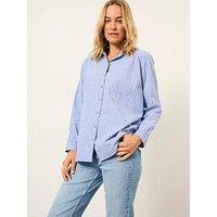 Fatface Bessie Stripe Shirt - Blue
