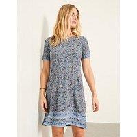 Fatface Simone Floral Dress - Blue