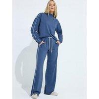 Long Tall Sally Tall Piped Wide Leg Jogger 34