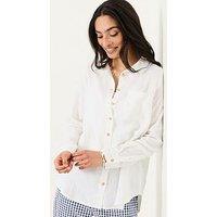 Fatface Olivia Linen Shirt - White