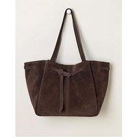 Fatface Slouchy Tote - Chocolate Brown