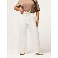 Yours Curve Pull On Wide Leg Jean