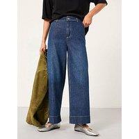 Fatface Hove Crop Denim Jeans - Dark Blue