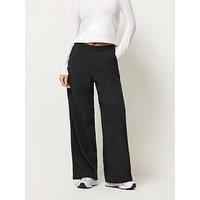 Pixiegirl Petite Scuba Crepe Wide Leg Trousers