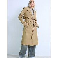 Long Tall Sally Trench Coat - Cream