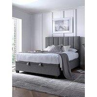 The Very Collection Wendel End Lift Up Storage Ottoman With Airsprung Mattress Options (Buy & Save!) - Grey - Bed Frame Only